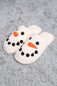 Snow Man Slippers