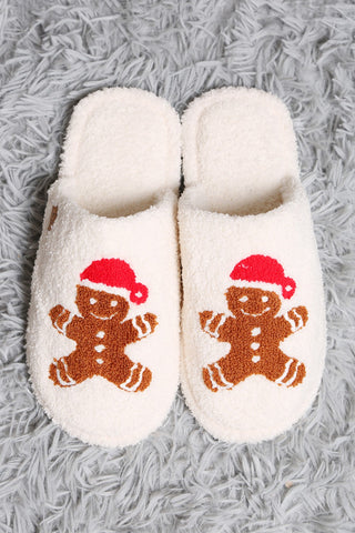 Gingerbread Man Slippers