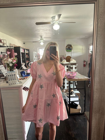 Emery Star Baby Pink Dress