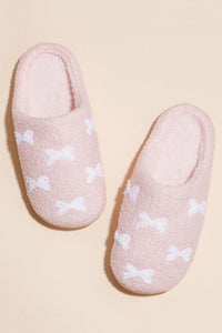 Pink Bow Slipper