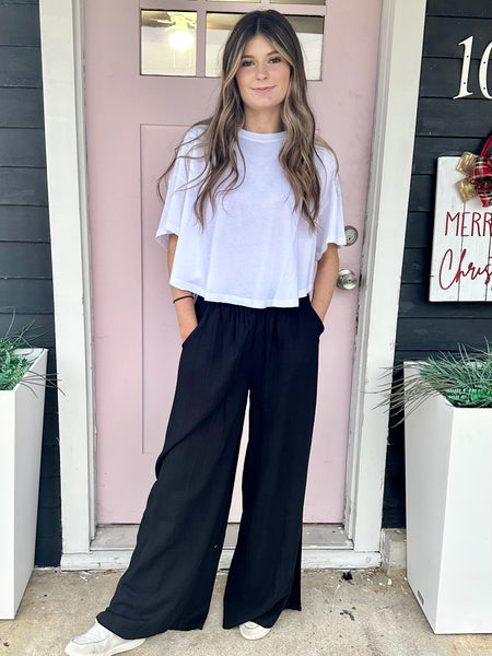 Sammy Wide Leg Pants Black