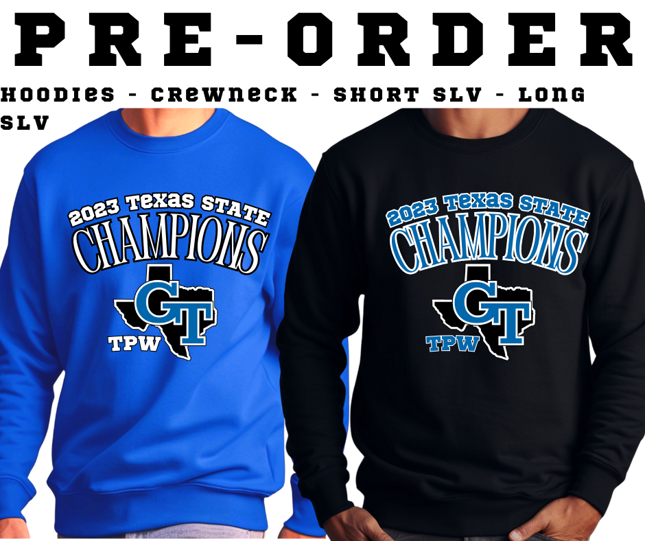 TPW State Champions Shirt - KIDS *PREORDER