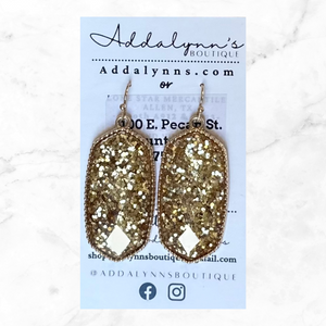 Gold Drop Earrings