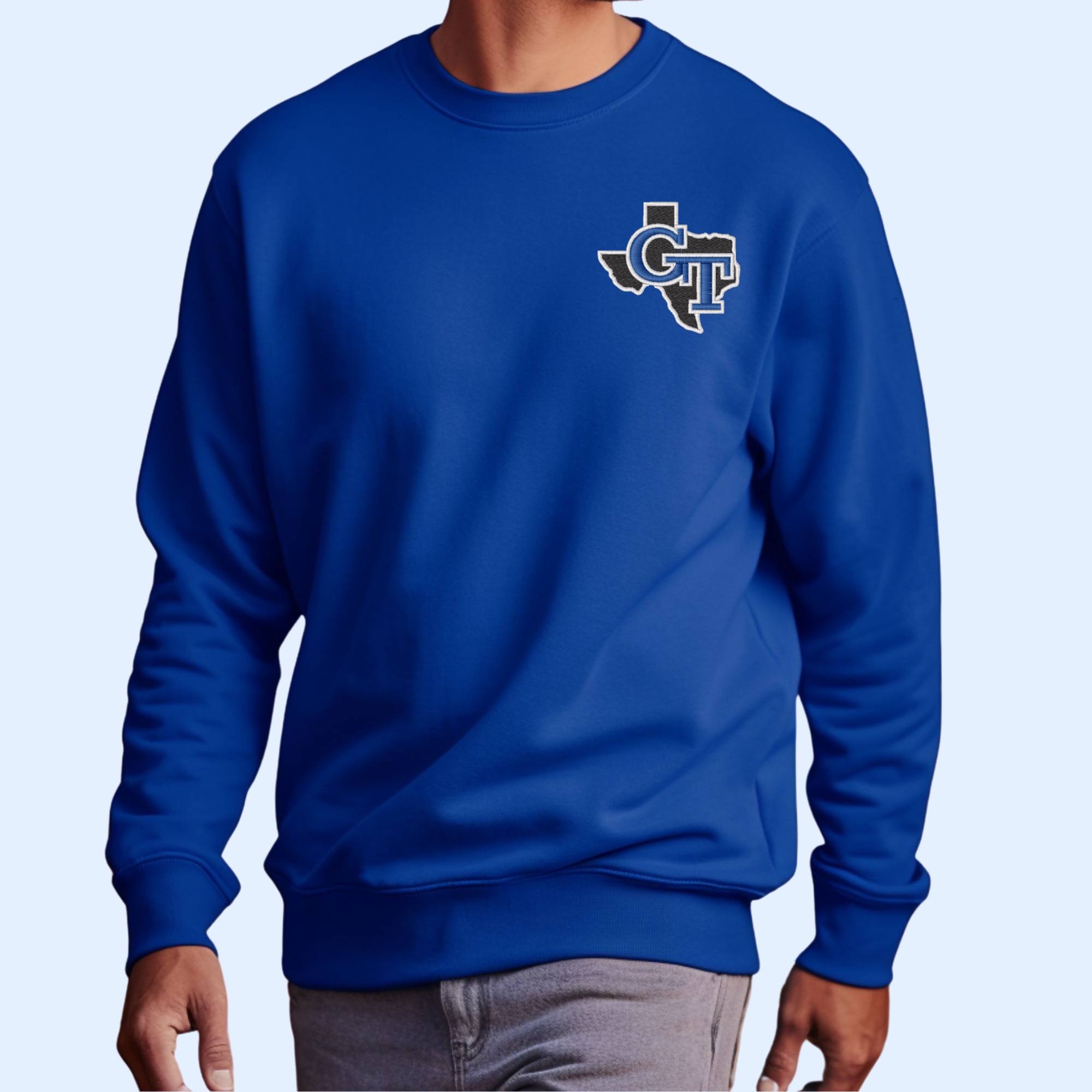 Embroidered GT Logo Sweatshirt