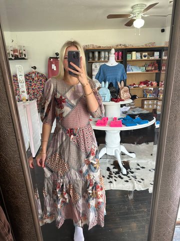 Hannah Patterned Dress