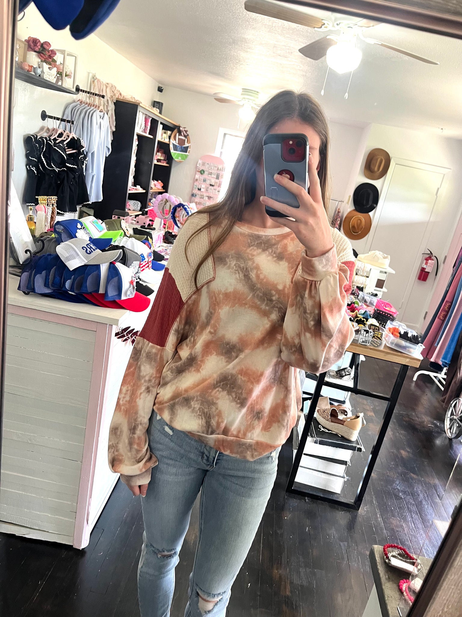 Tracy Tie Dye Knitted Long Sleeve