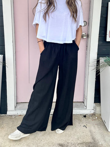 Sammy Wide Leg Pants Black