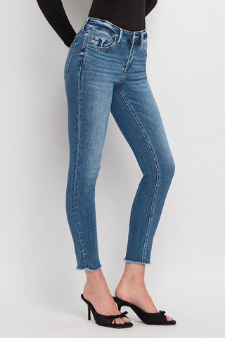 Violet Mid Rise Jean