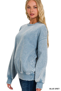 Sabrina Dusty Blue Sweatshirt