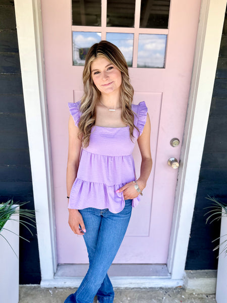 Freya Lavender Top