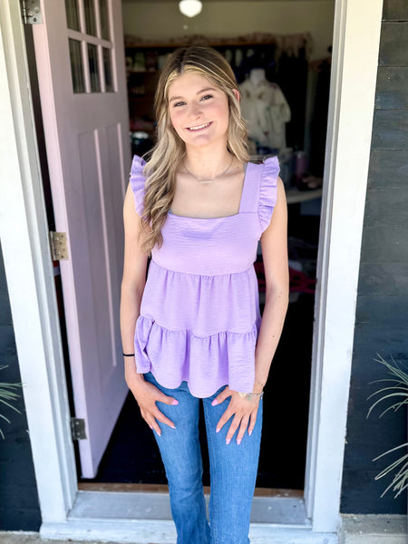 Freya Lavender Top