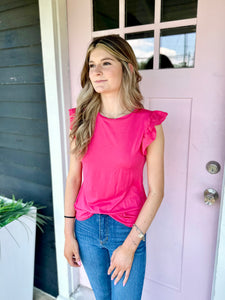 Brooklyn Fuchsia Top