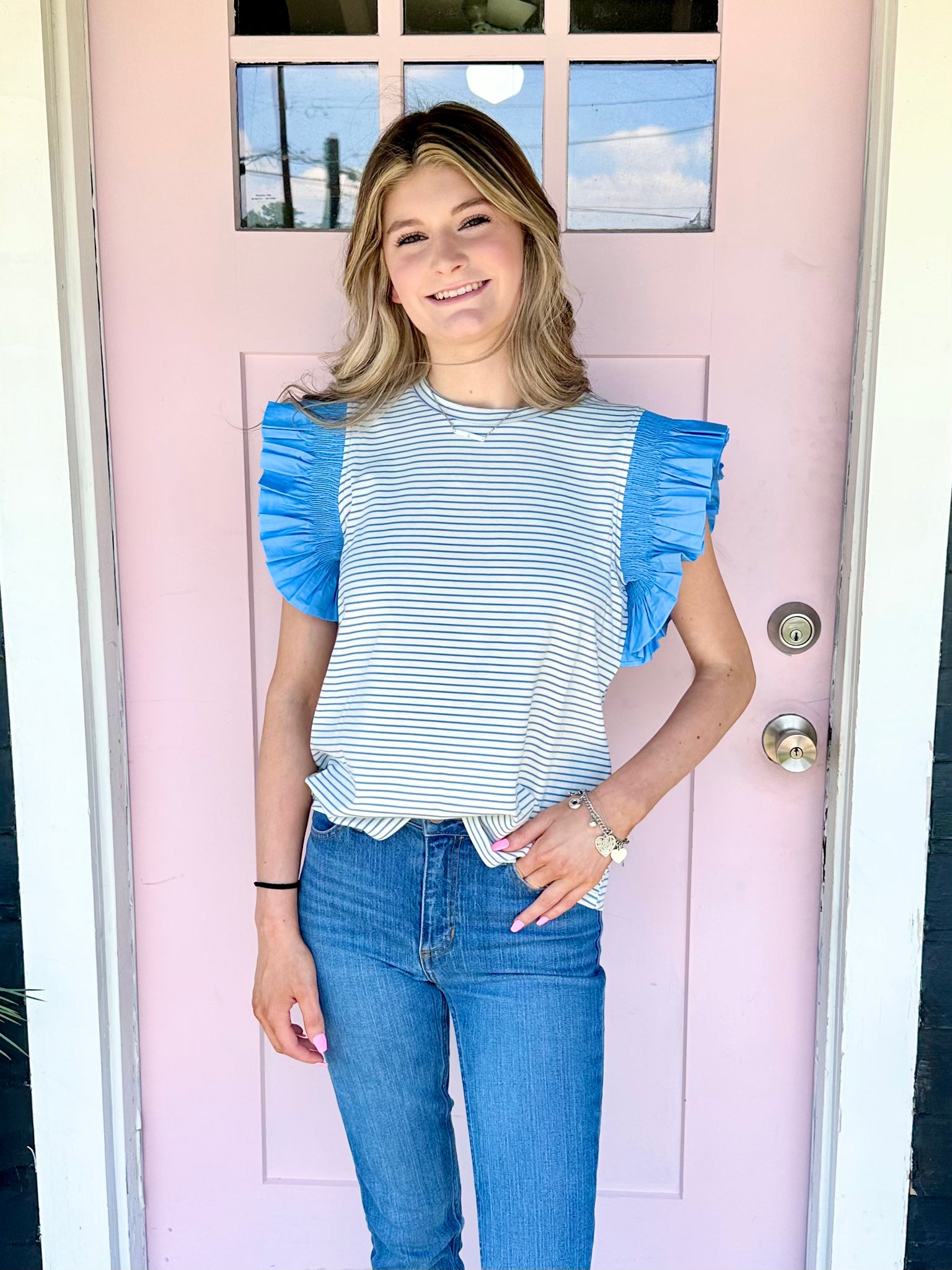 Sutton Striped Top