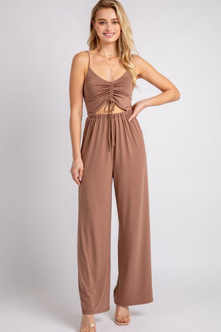 Mocha Jumpsuit