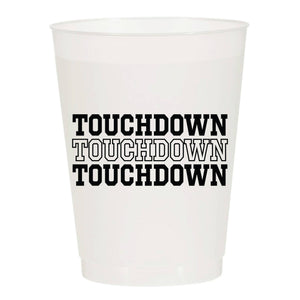 Touchdown Repeating Tailgate Frosted Cups - Sports