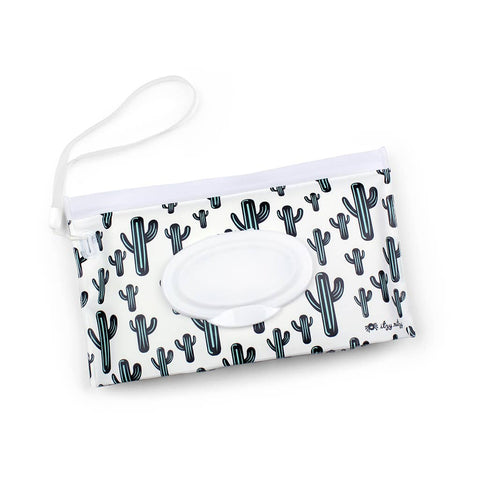 Take & Travel™ Pouch Reusable Wipes Cases: Cactus
