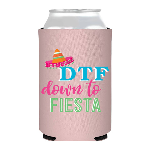 DTF Down To Fiesta Can Cooler- Fiesta